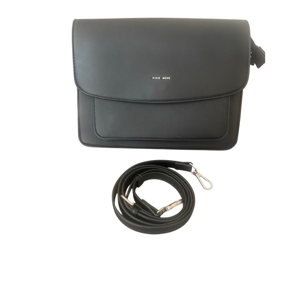 Pixie Mood Zoe black Crossbody vegan leather